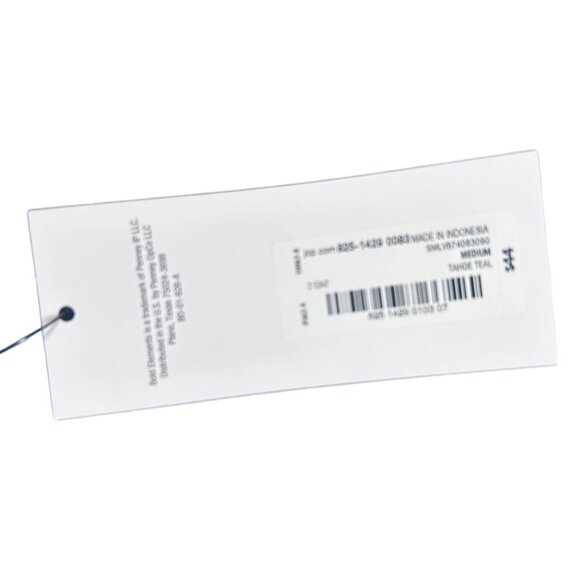 Bold Elements Ruffle Sleeve Blouse Top Women Size Medium Blue New With Tags - Picture 7 of 8